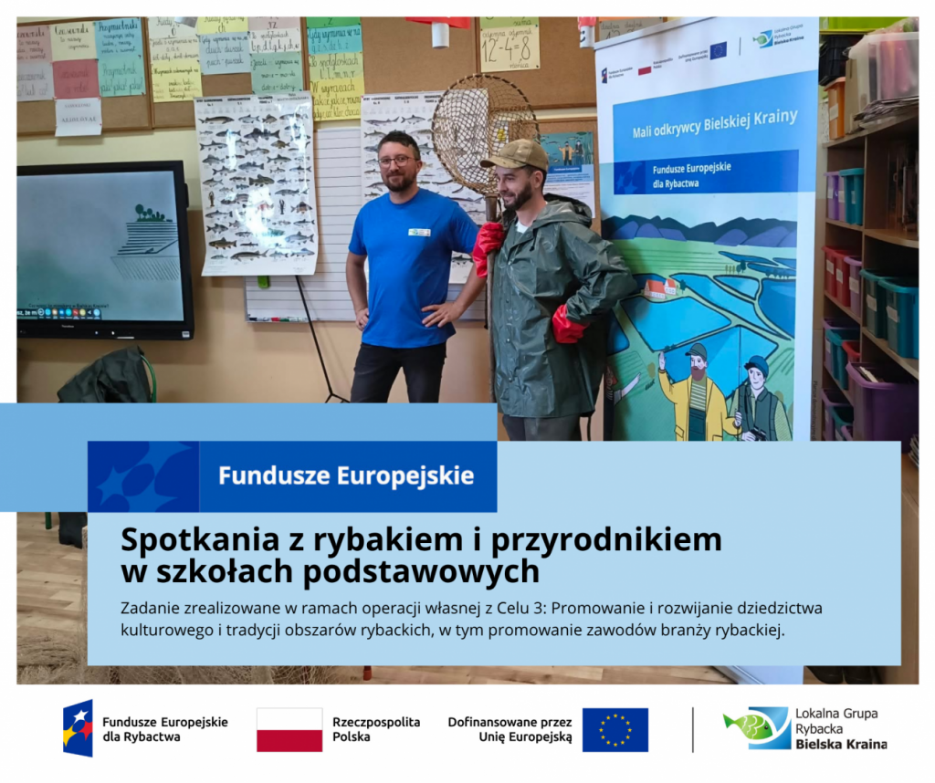 Spotkania z rybakiem i przyrodnikiem w szkołach podstawowych