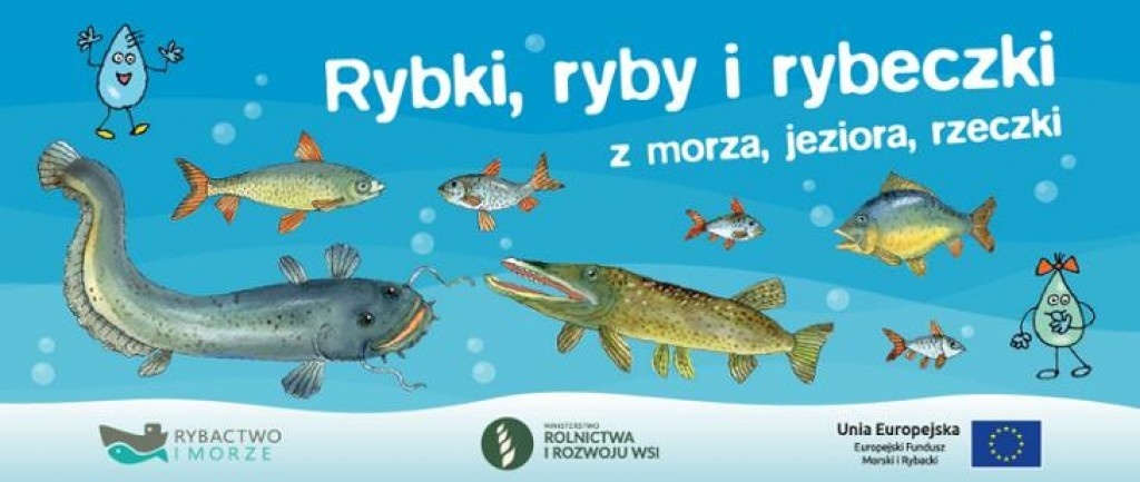 Rybki, Ryby i Rybeczki, z morza, jeziora i rzeczki - książeczka edukacyjna