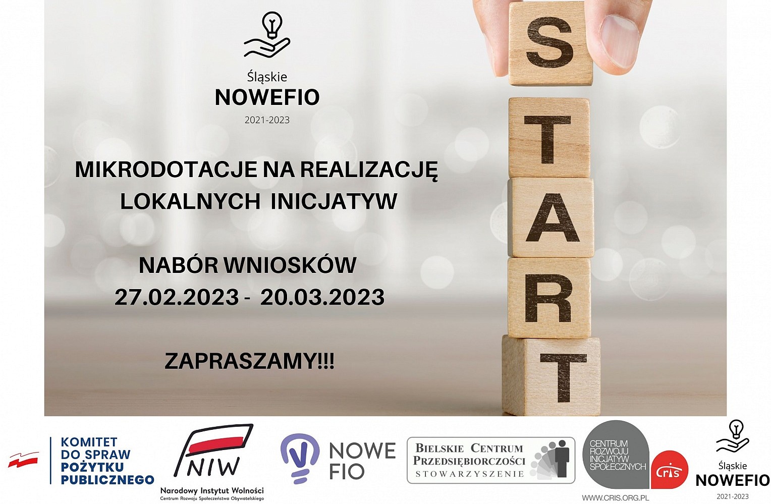 Konkurs grantowy „Śląskie NOWEFIO 2021-2023”